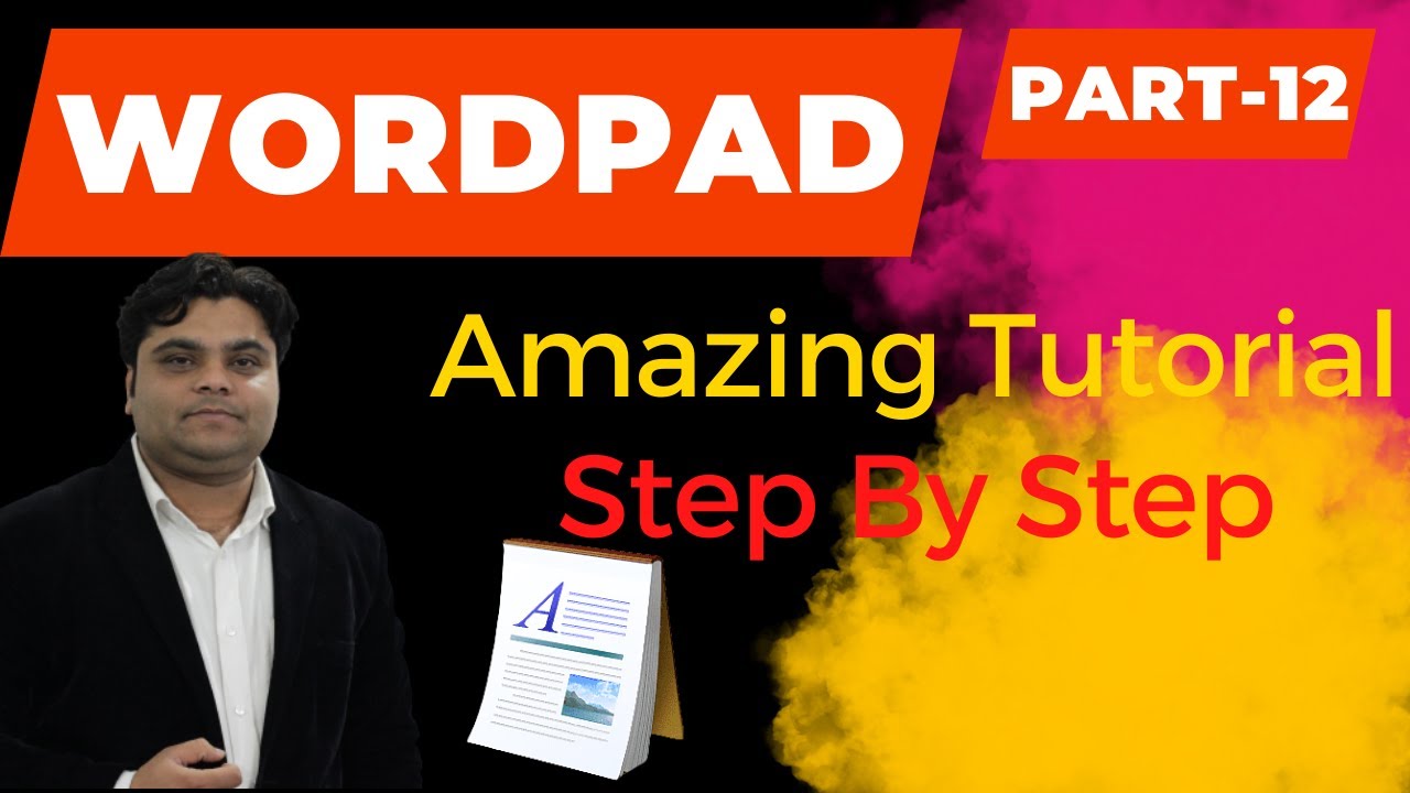 wordpad Insert object  Tool Tutorial Step by step in Hindi Learn Wordpad Basic part 12