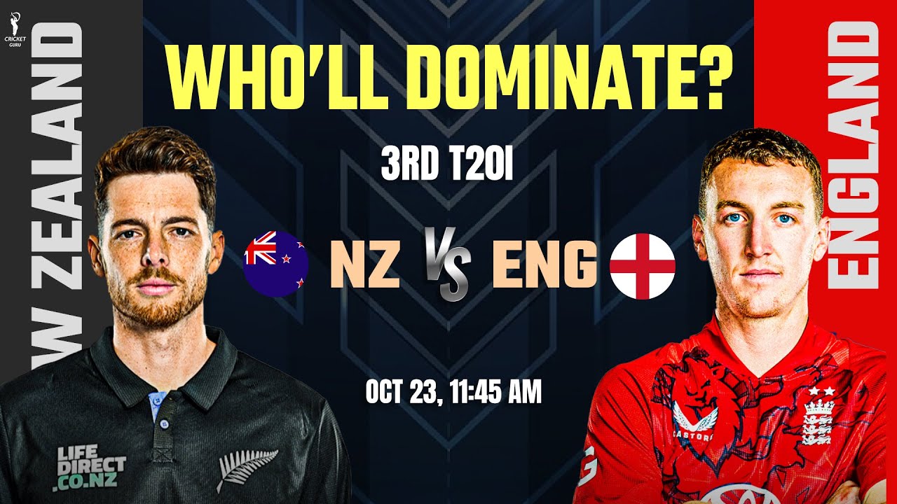 New Zealand vs England 3rd T20I Match PREVIEW | NZ vs ENG Match Prediction | Who Will Win?