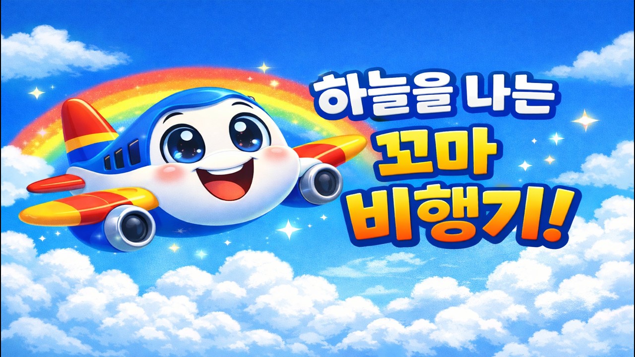 꼬마 비행기 붕붕! 하늘로 출발 ✈️🌈