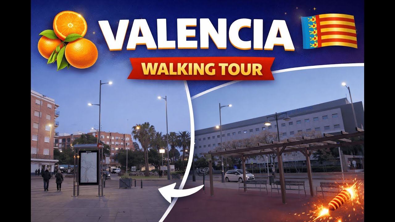 👉 🇪🇸 Manises – Quart de Poblet Walking Tour 2025 | 4K Ultra HD | Spain Virtual Walk
