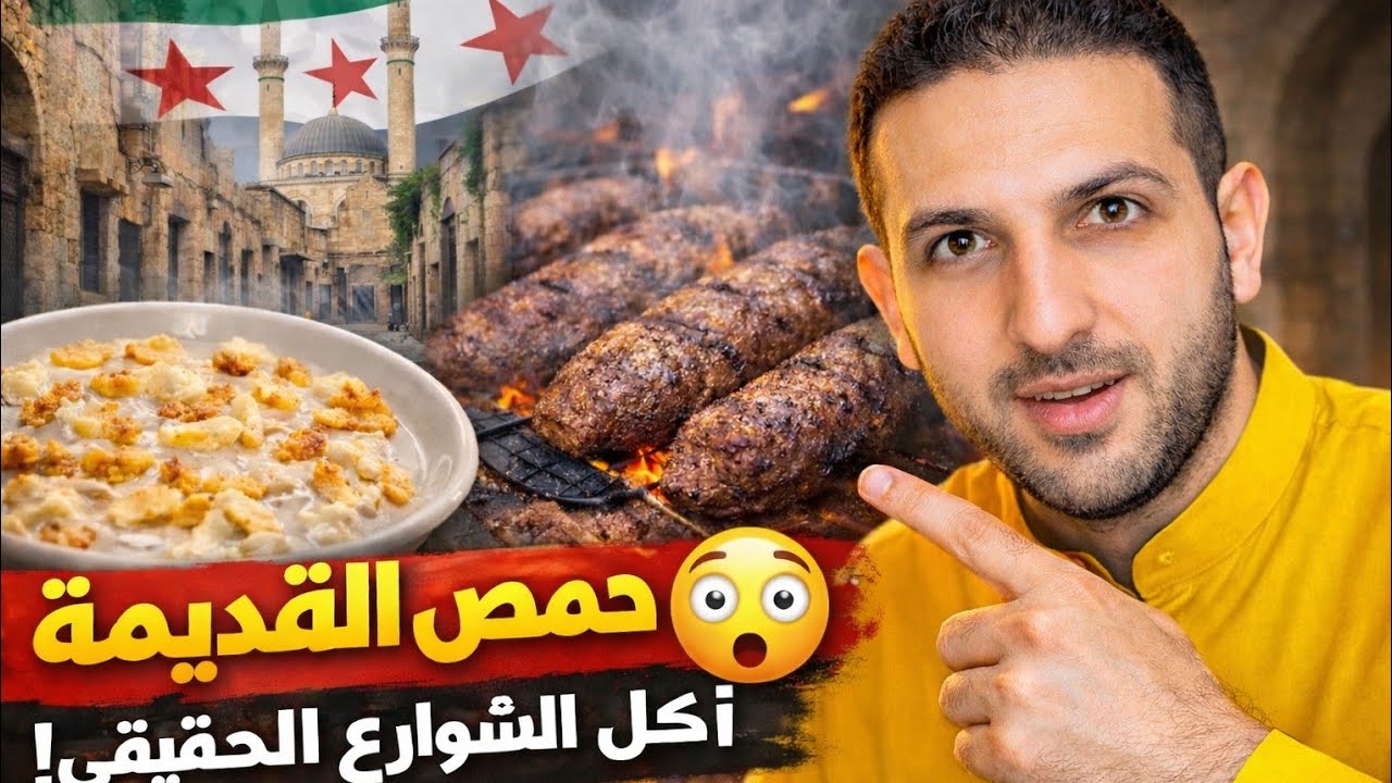 أكلات مدينة حمص اللذيذة 🇸🇾🔥