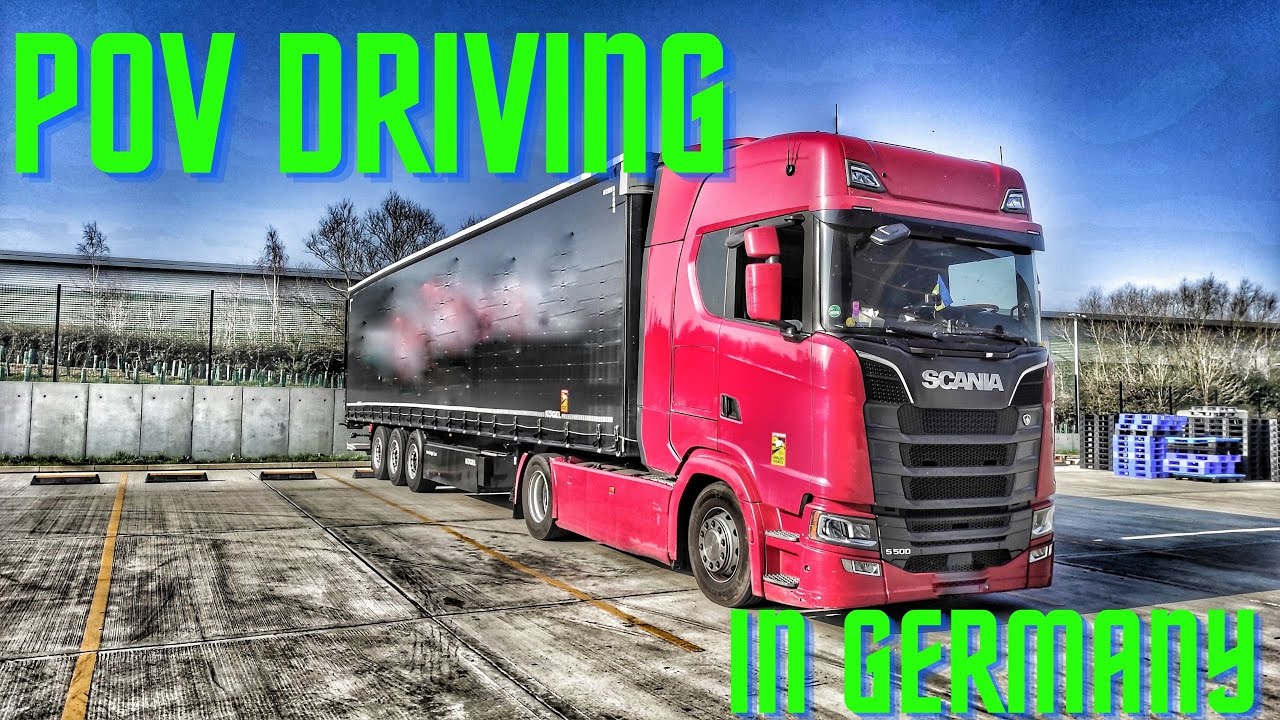POV driving in Germany. Beautiful road.
