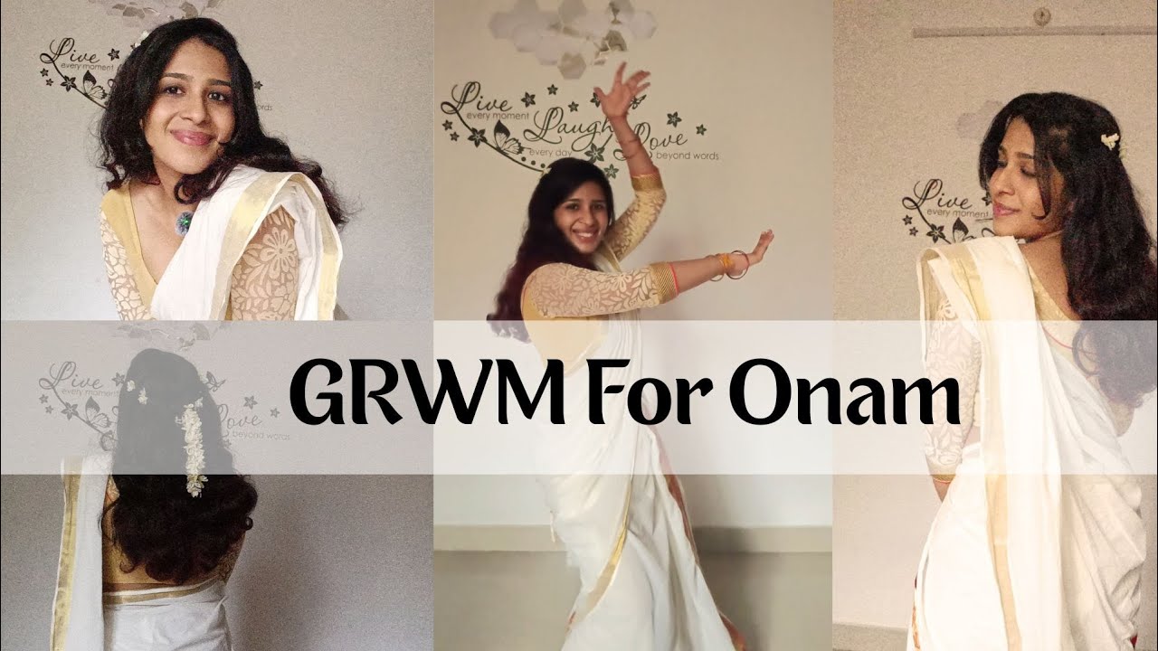 ✨🌼 Onam GRWM | Traditional Get Ready With Me | Festive Outfit & Dance🌼✨ #short#onam#dance #onammood 