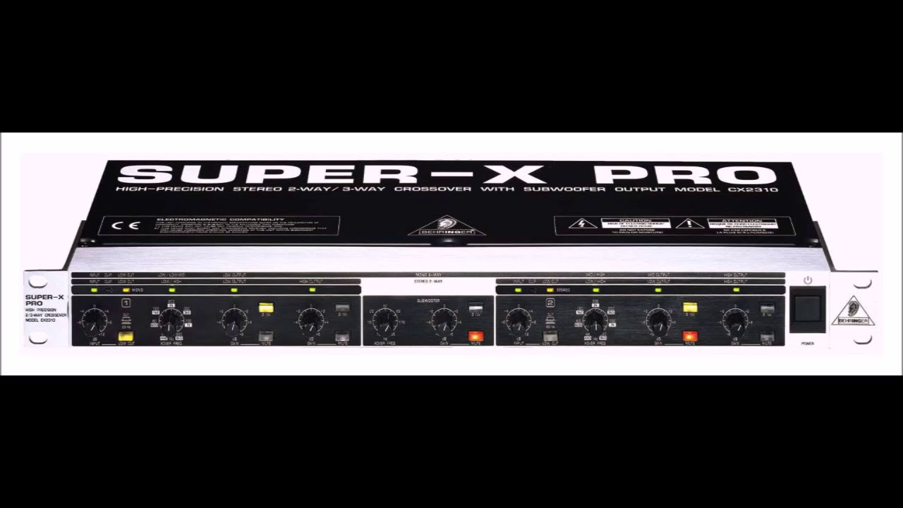 CROSSOVER BEHRINGER CX2310