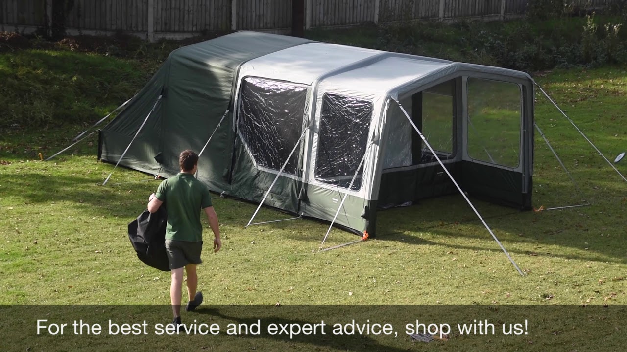 Dometic Rarotonga Tent Pitching & Packing Video (Real Time)