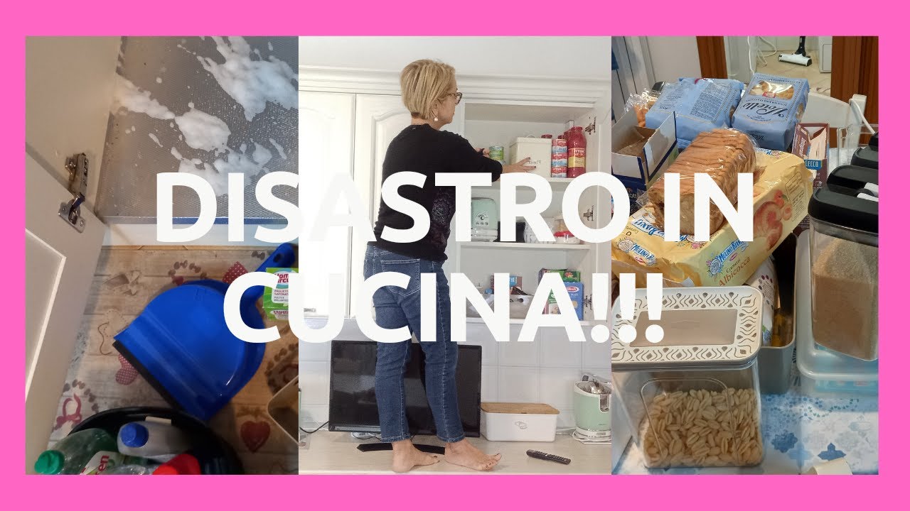 pulizia CUCINA di routine .. RIORDINO SCAFFALI...e altro..👍😁