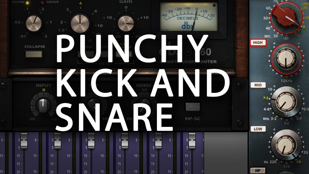 Quick Tutorial - Punchy Kick and Snare