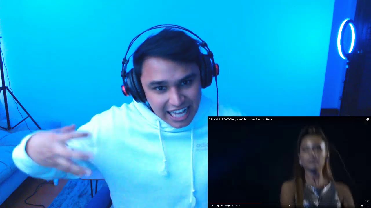 [Reacción Fandom] TINI, CAMI - Si Tu Te Vas (Live - Quiero Volver Tour Luna Park) | ANYMAL LIVE 🔴