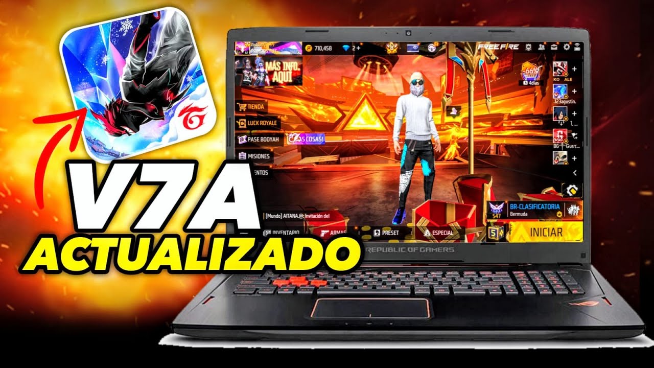 YA SALI&Oacute;!! 🚨 NUEVO FREE FIRE V7A ACTUALIZADO 2025! 🔴 C&oacute;mo ACTUALIZAR Free Fire en PC PASO A PASO