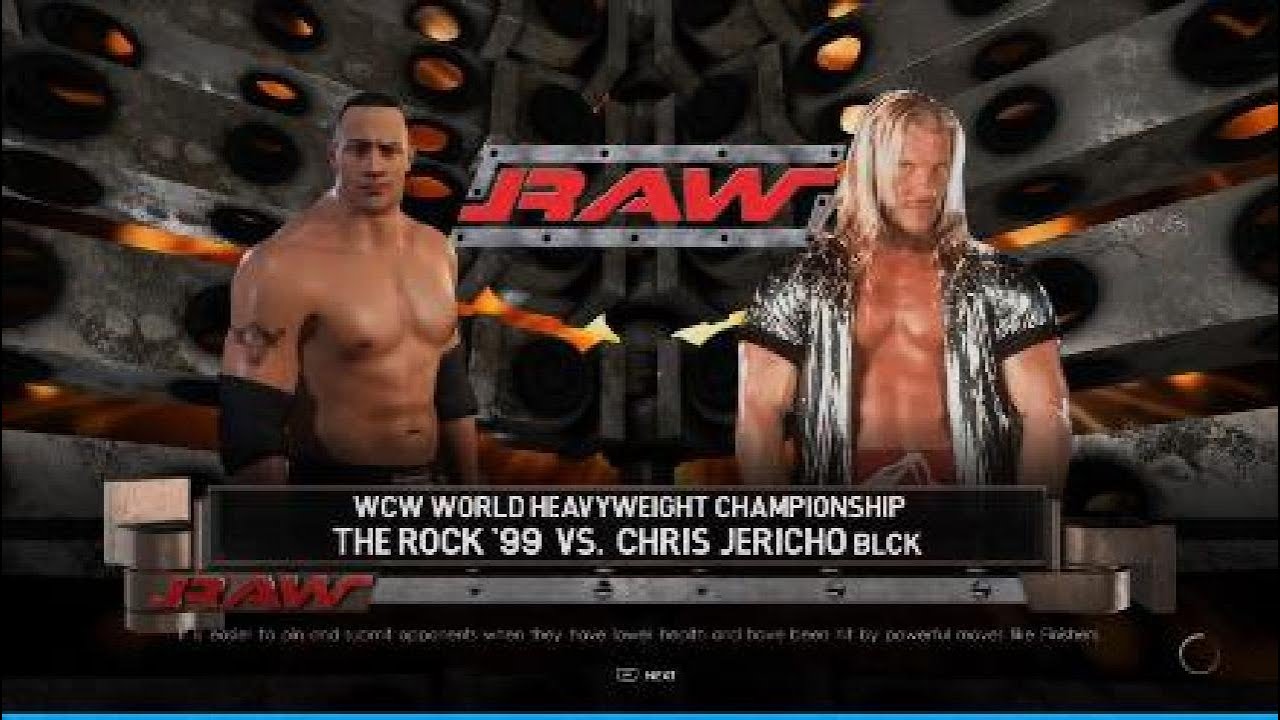 WWE 2k22 PS5 - '01 Chris Jericho vs '01 Rock - WCW championship