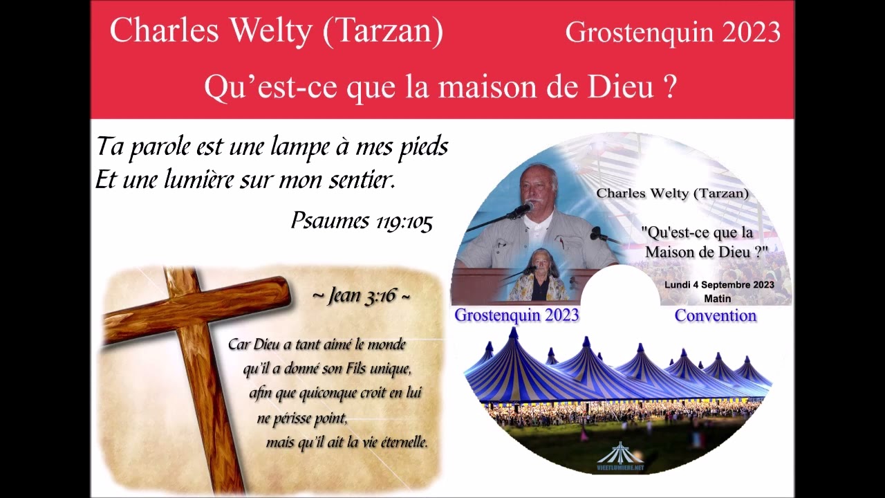 Charles Welty (Tarzan) Qu'est que la maison de Dieu ? Grostenquin 2023