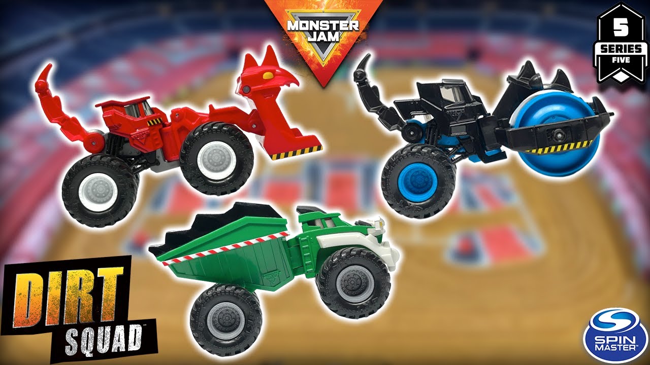 SPIN MASTER MONSTER JAM DIRT SQUAD | СЕЗОН 5 | ДО ПОЯВЛЕНИЯ НА ПОЛКЕ