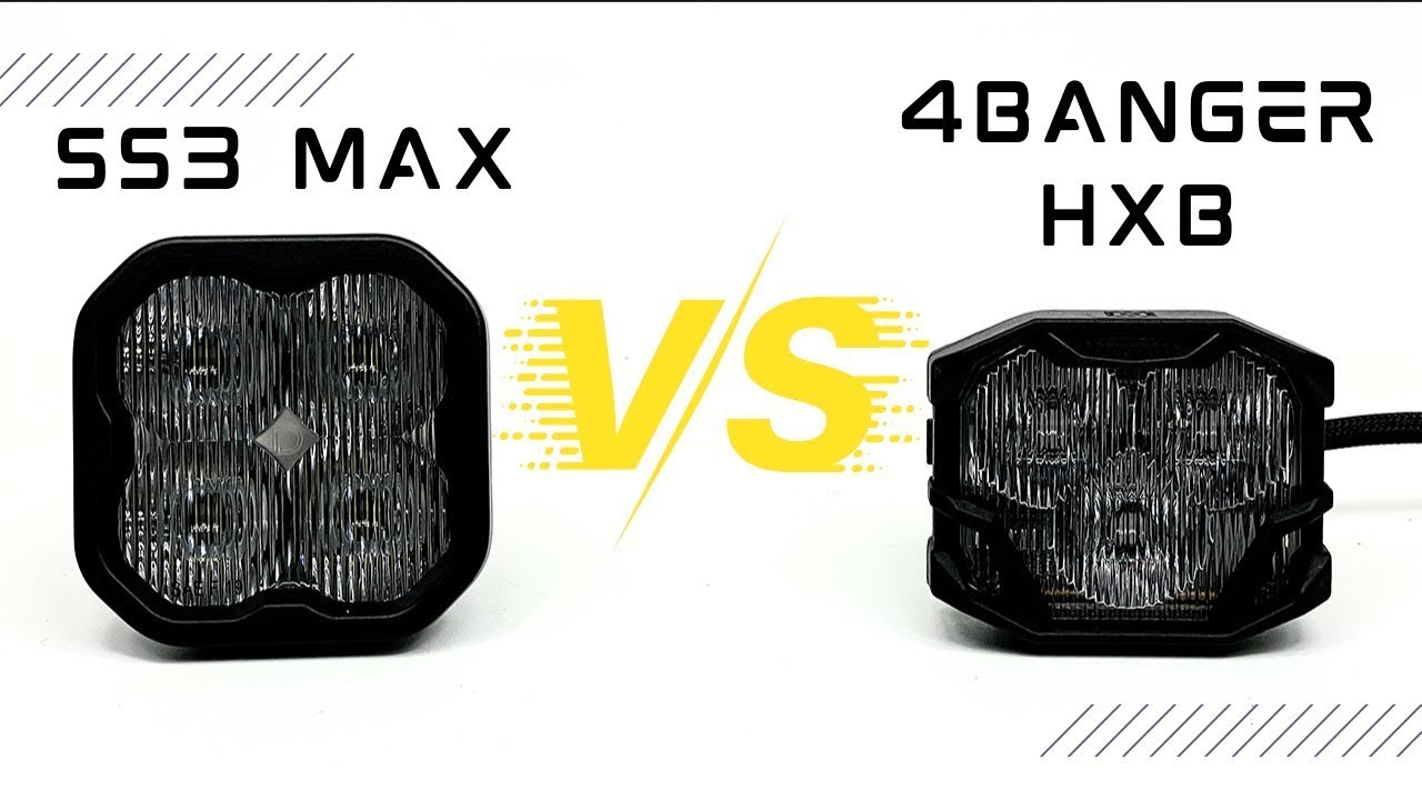 Morimoto 4Banger vs Diode Dynamics SS3 Max (Revised)
