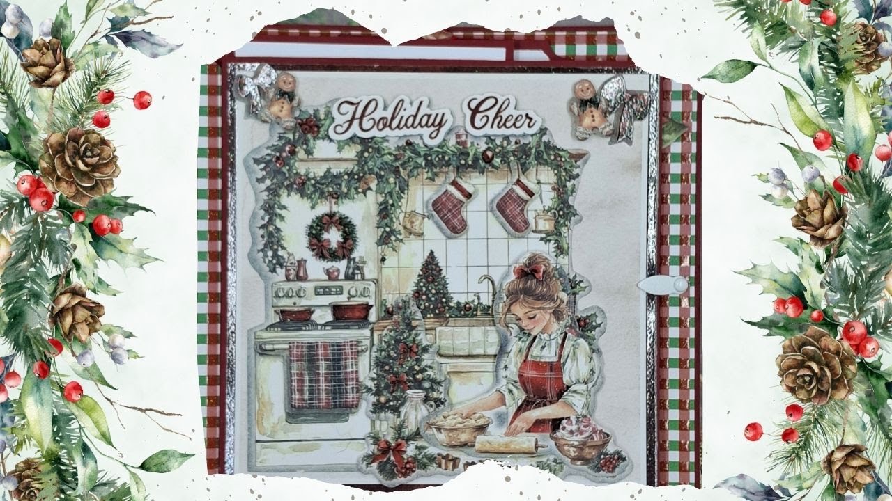 #album #photos #cardmaking #action troisième page double popup