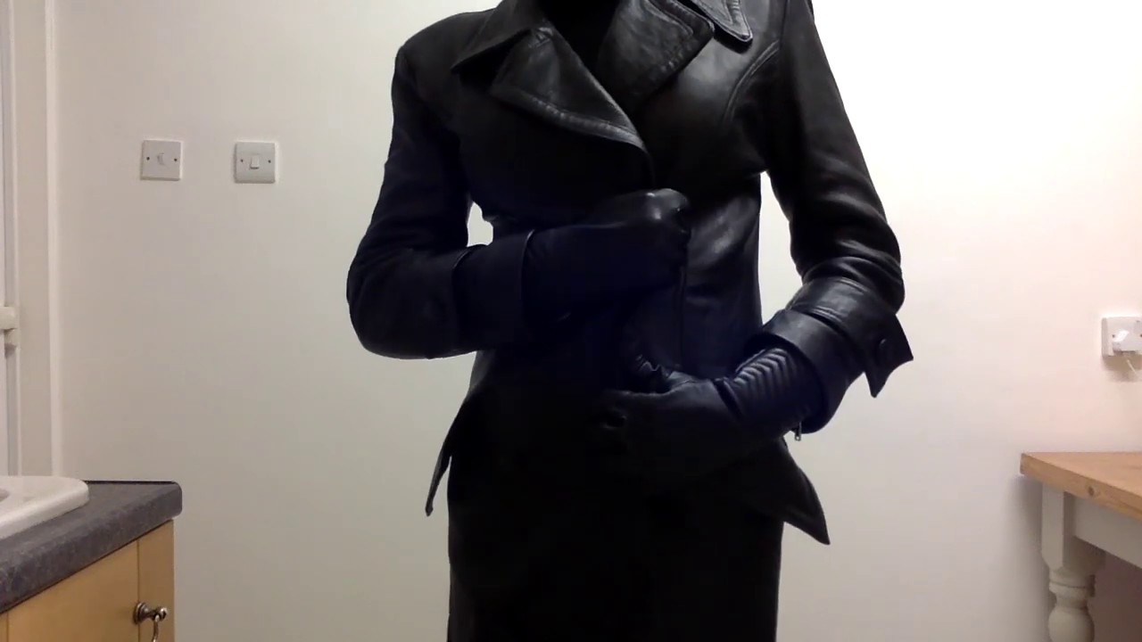 ASMR Mummy Under Cover Agent Wears Leather Trench Coat and Gloves - No Talking, Pure Sounds