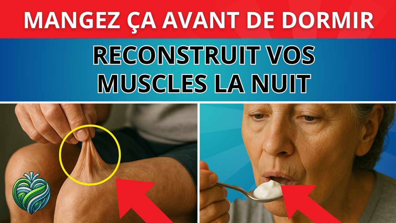 Après 50 Ans, vos Muscles DISPARAISSENT si vous Oubliez cet ALIMENT Avant de Dormir !