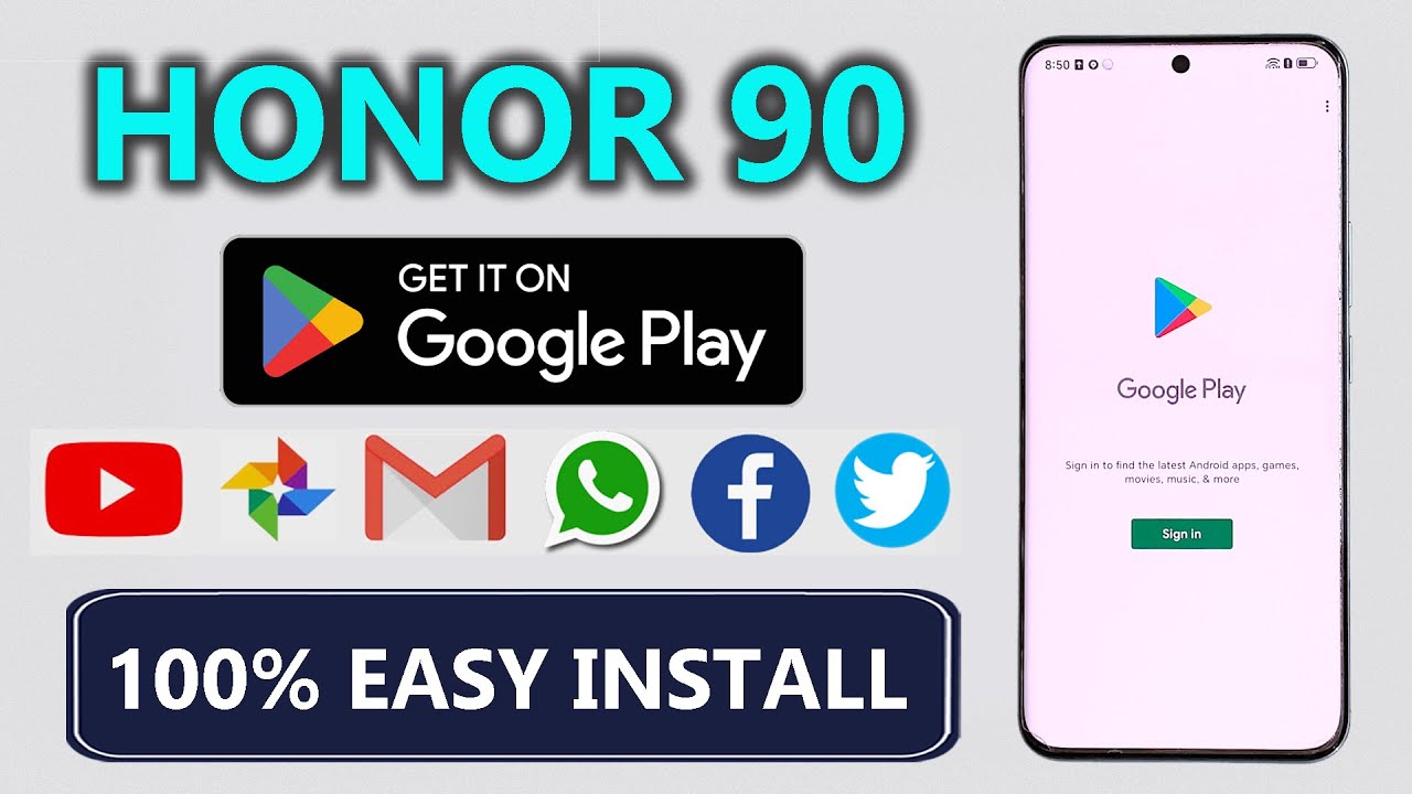 Honor 90 Google Play Setup | Install Apps & Play Store 2025