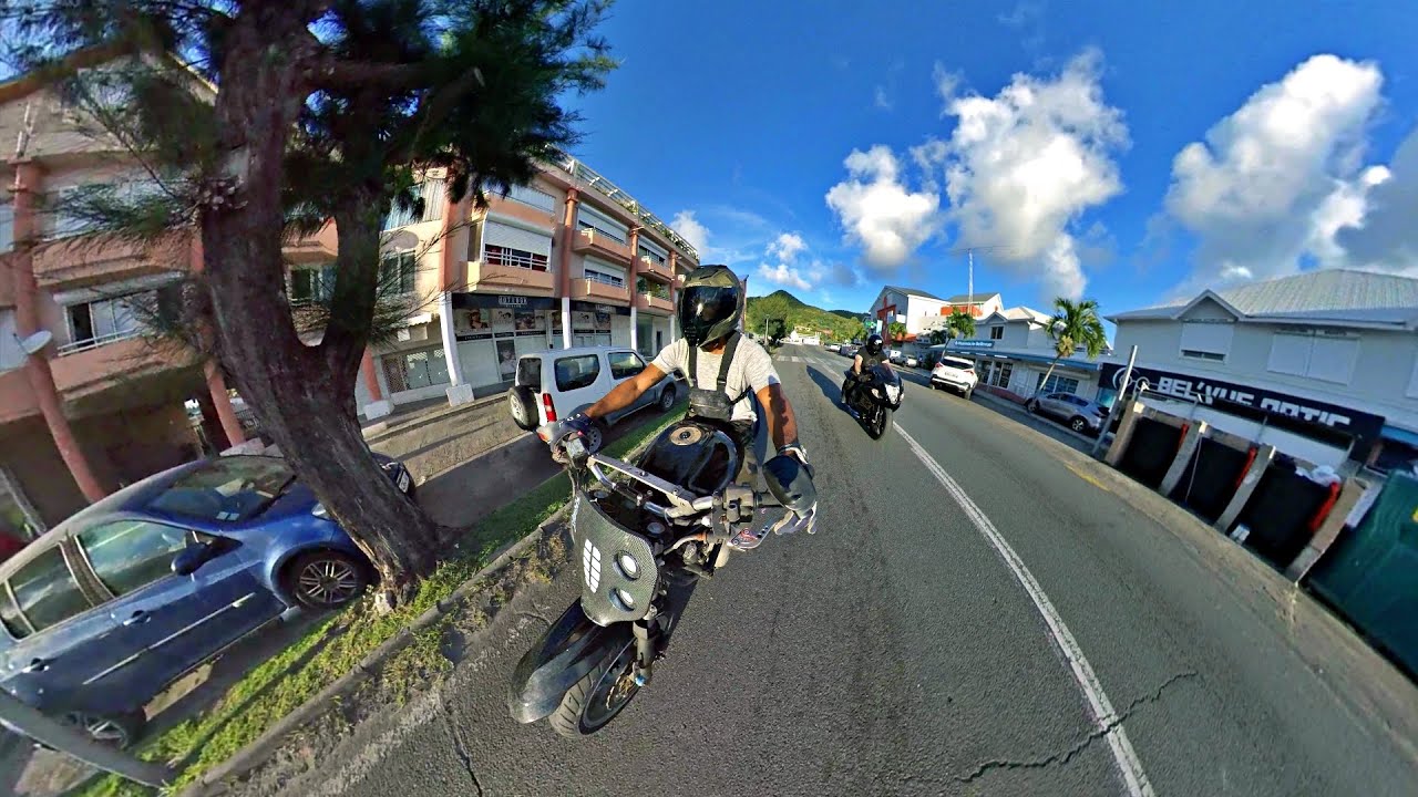Kawasaki ninja650 vs Suzuki Hayabusa | Riding with family around St.Maarten R.I.P.