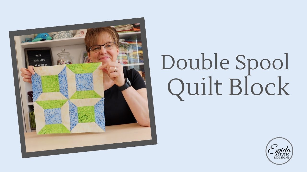 Double Spools Quilt Block Tutorial