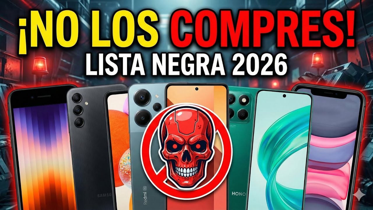 Los PEORES Celulares para 2026 (La Lista Negra) | RonCerTeC