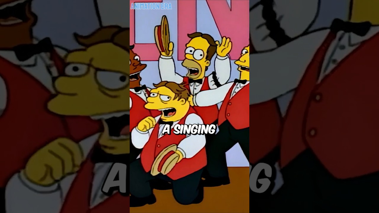 What Happens When Homer Joins A Singing Quartet? #thesimpsons