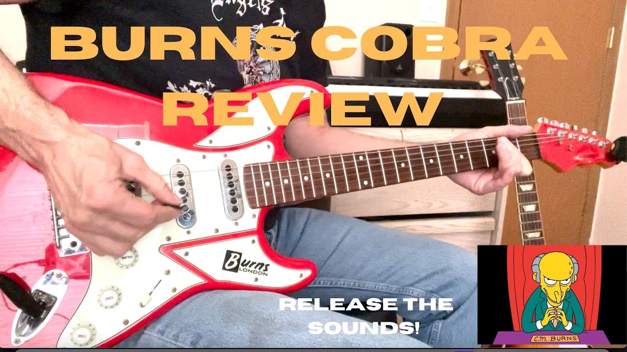 BURNS COBRA GUITAR REVIEW! QUIRKY BUT LOVABLE STRAT-STYLE GUITAR WITH FAMOUS TRI-SONIC PICKUPS