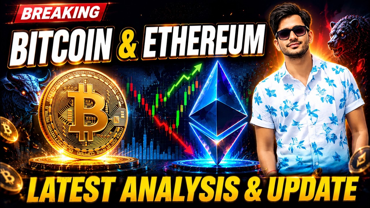 🔥 Bitcoin & Ethereum  Latest Analysis | Crypto Market Update Today 🔥
