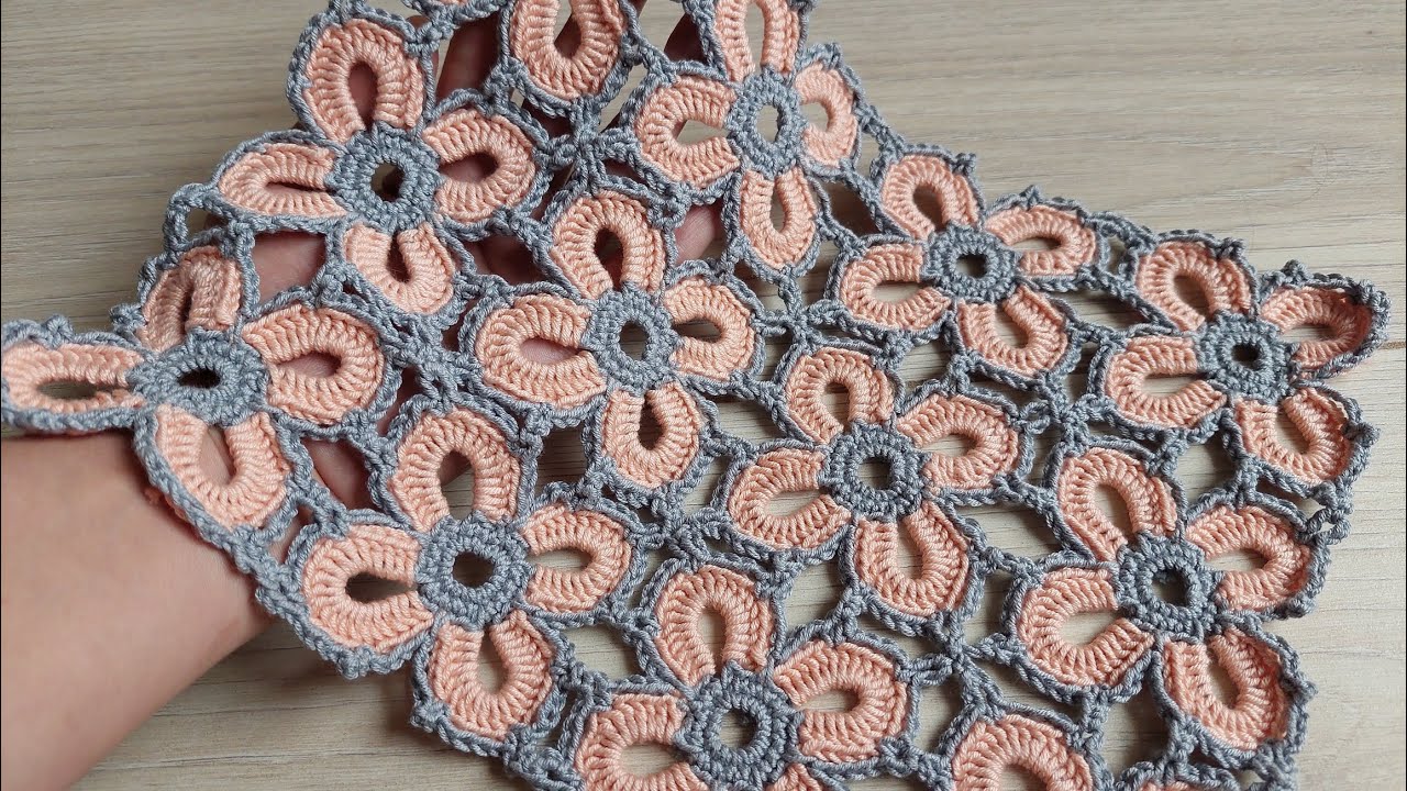 Easy Two-Color Crochet Pattern | Step-by-Step Tutorial