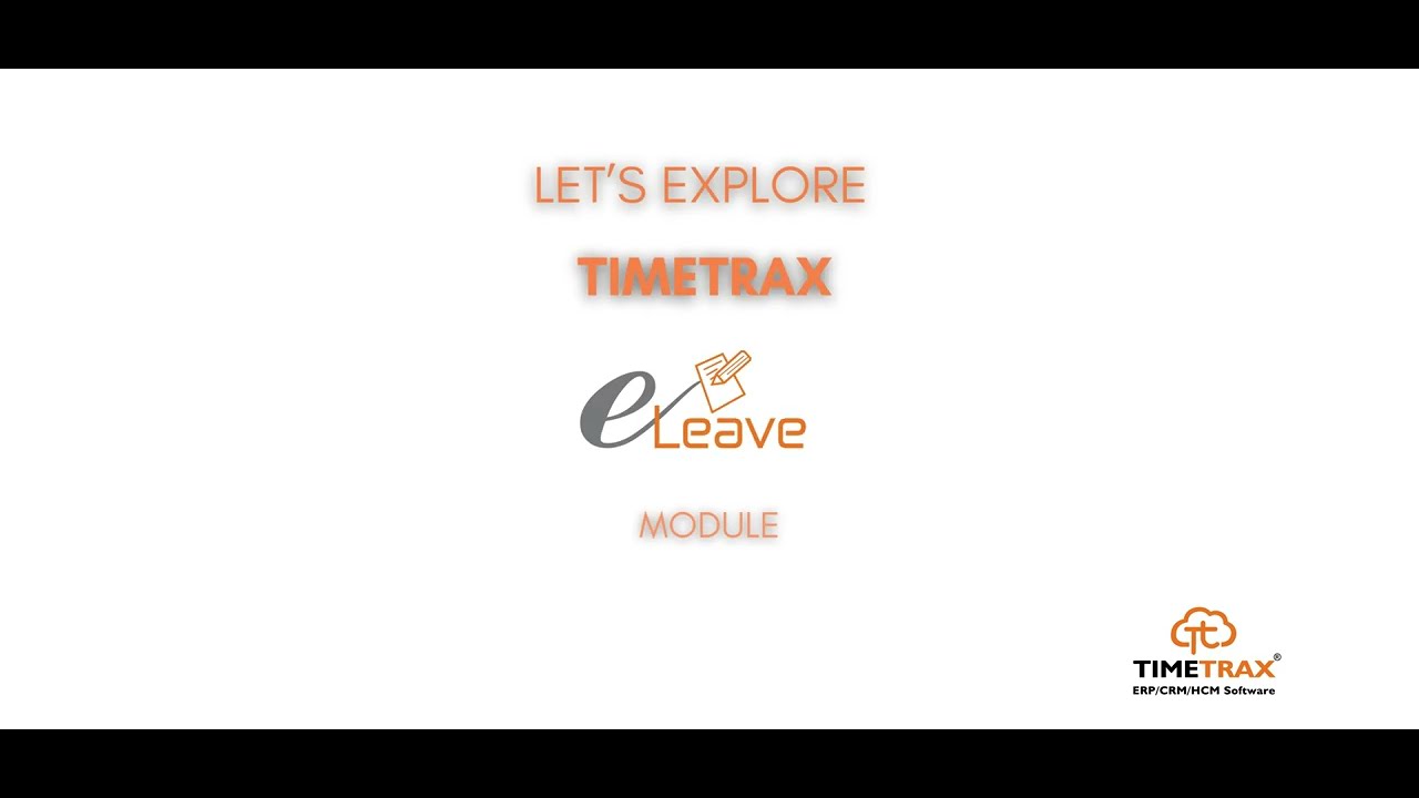 TimeTrax - eLeave | Quick Guide