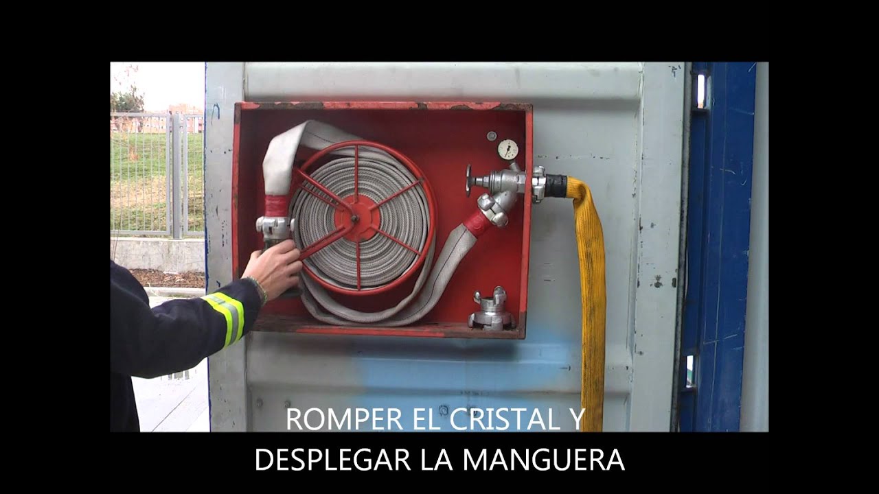Manejo Bocas Incendio Equipadas BIES Bomberos Alcorcón