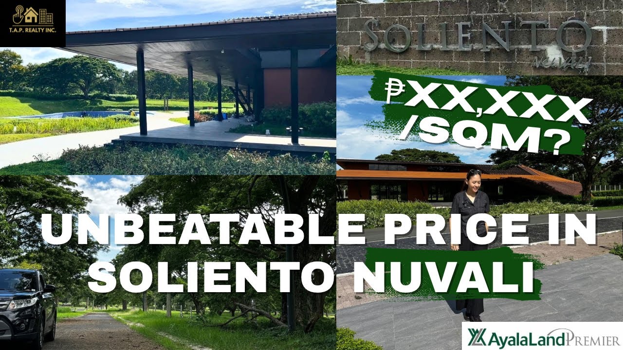 Explore Lots for Sale in Soliento Nuvali by Ayala Land Premier: Elite Living for Global Filipinos 🇵🇭