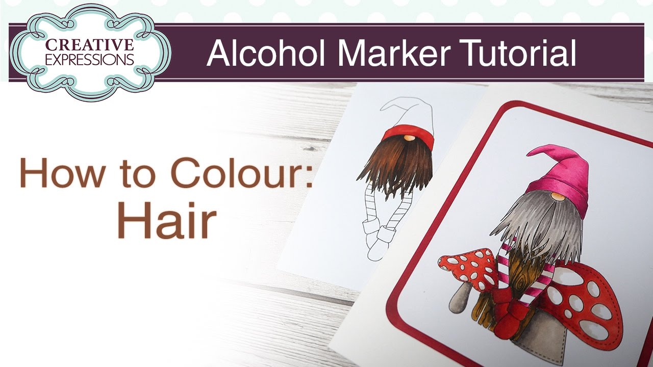How to Colour Hair Using Alcohol Markers| Graphmaster Tutorial