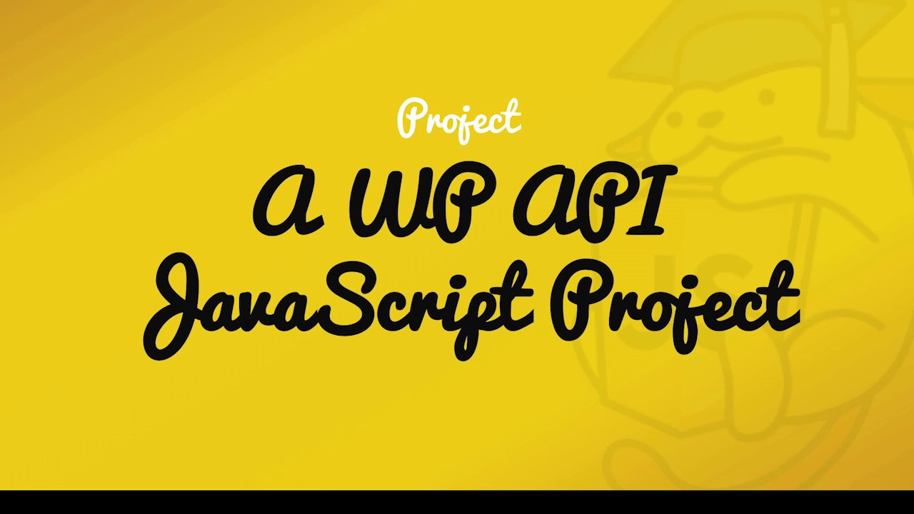 PROJECT - A Decoupled WordPress Site with JavaScript