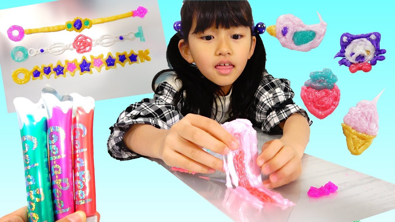 ジェルアピールで手作りアクセサリー♡いっぱい作って剥がすの楽しい♪himawari-CH