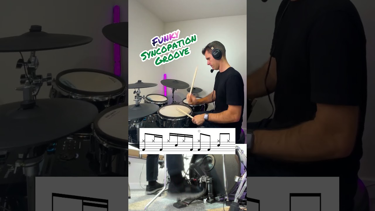 Фанковый синкопированный грув - 🥁 Урок DRUMDEX 