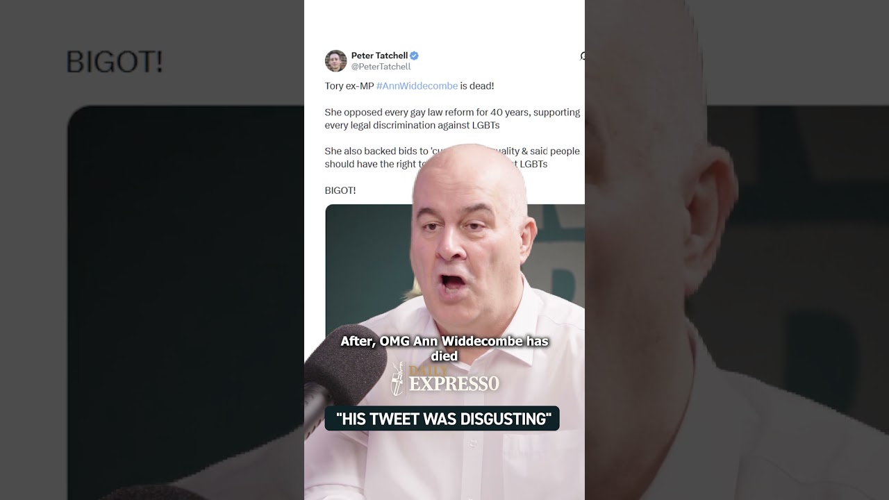 Iain Dale slams Peter Tatchell over Ann Widdecombe tweet | Daily Expresso