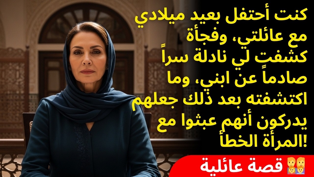 كنت أحتفل بعيد ميلادي وفجأة قالت لي النادلة شيئاً جعلني أتجمد مكاني من الصدمة