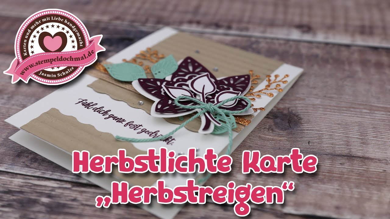 Herbstliche Karte mit dem Produktpaket Herbstreigen von Stampin' Up!