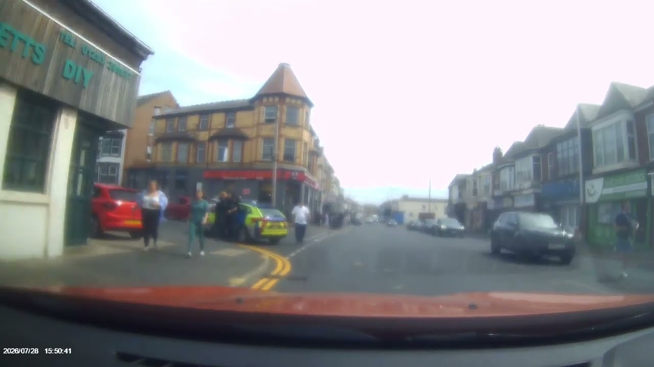 Police Chase Central Drive Blackpool