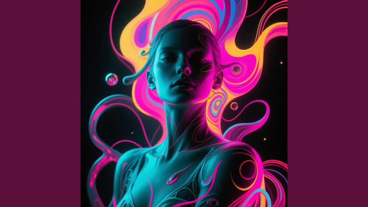 Neon Silence by the Shore