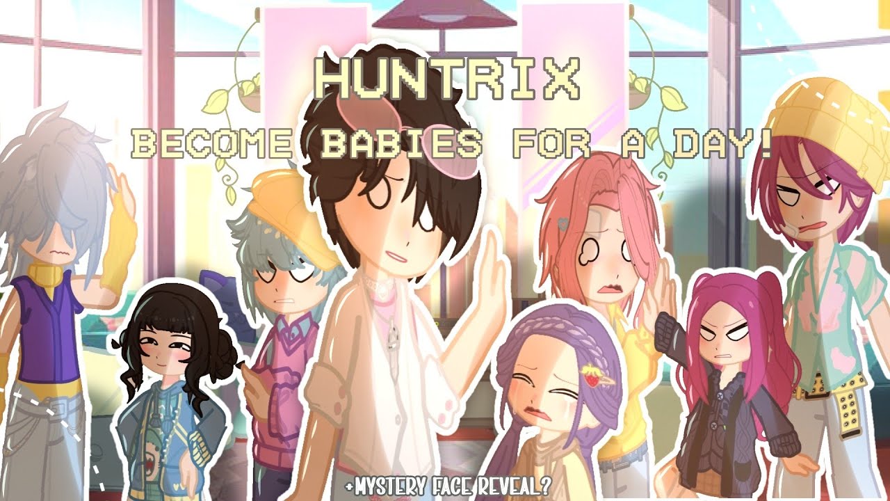 HUNTRIX Become Babies for a Day! Ft. Saja Boys ||KPOP DEMON HUNTERS|| [Gacha Short Skit]