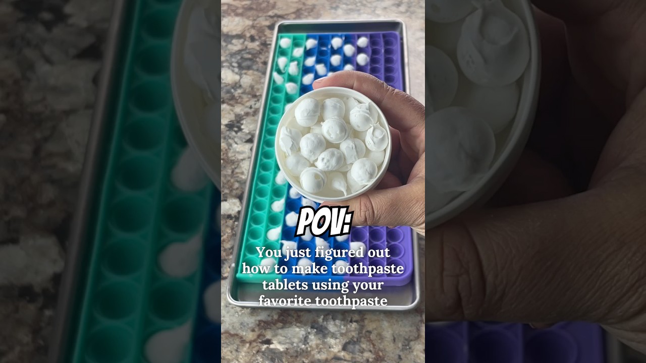 How To Make Toothpaste Tablets Using Your Favorite Toothpaste