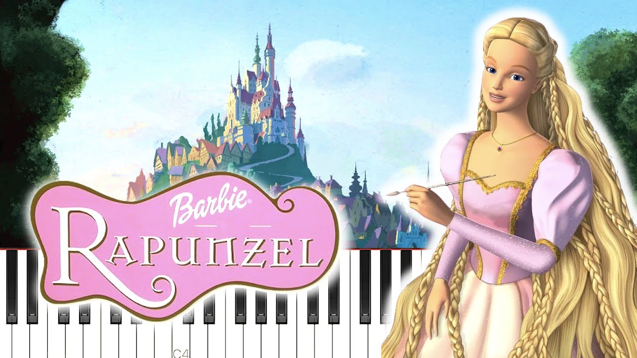Barbie Rapunzel Theme Piano Tutorial + Free Sheet Music