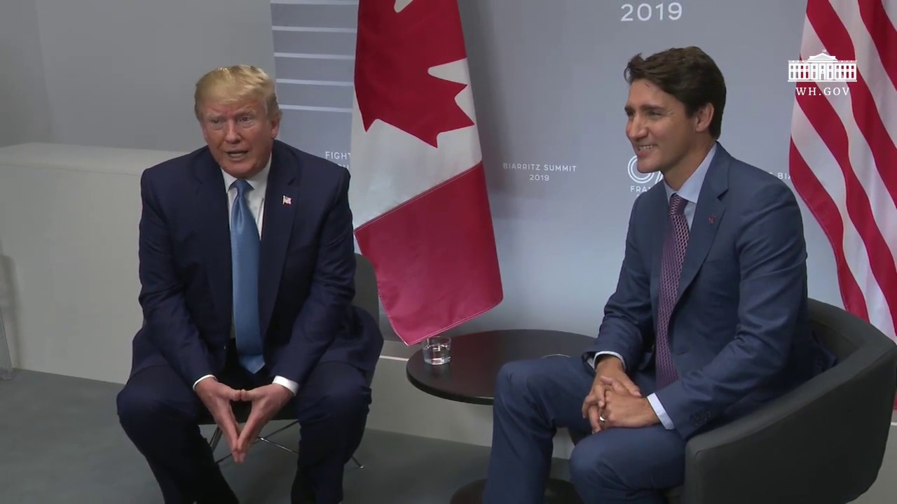 President Trump Participates in a Bilateral Meeting with the Prime Minister of Canada