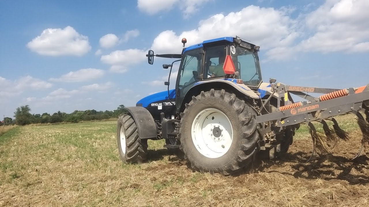 gruberowanie i od razu sianie MANDAM spec-hd+NEW Holland TM165 amazone cataya3000+NEW Holland tm140