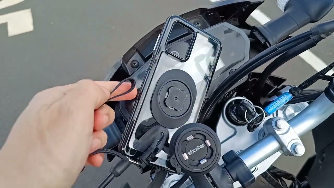 Suporte de celular para moto que nao estraga a câmera com OIS. Sincetop phone mount - Review Honesto