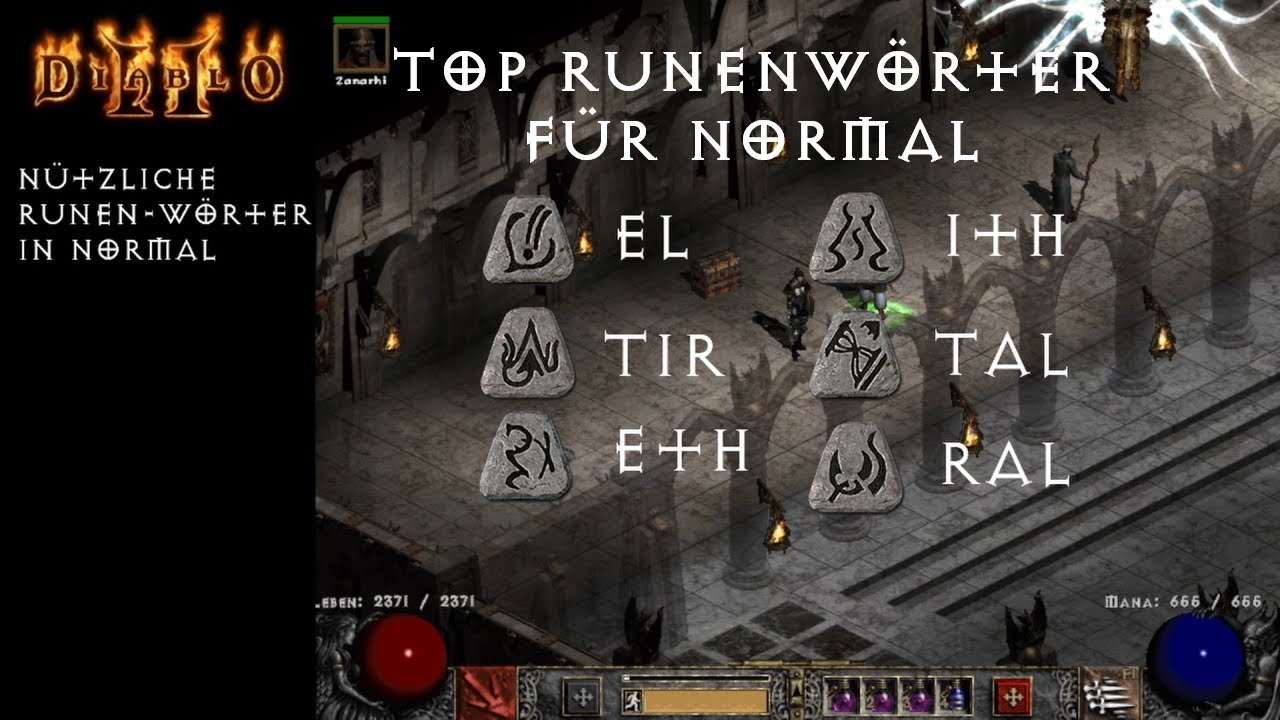 Diablo 2 - Guide: die besten Runenwörter für Normal - günstig, leicht zu bekommen und mächtig
