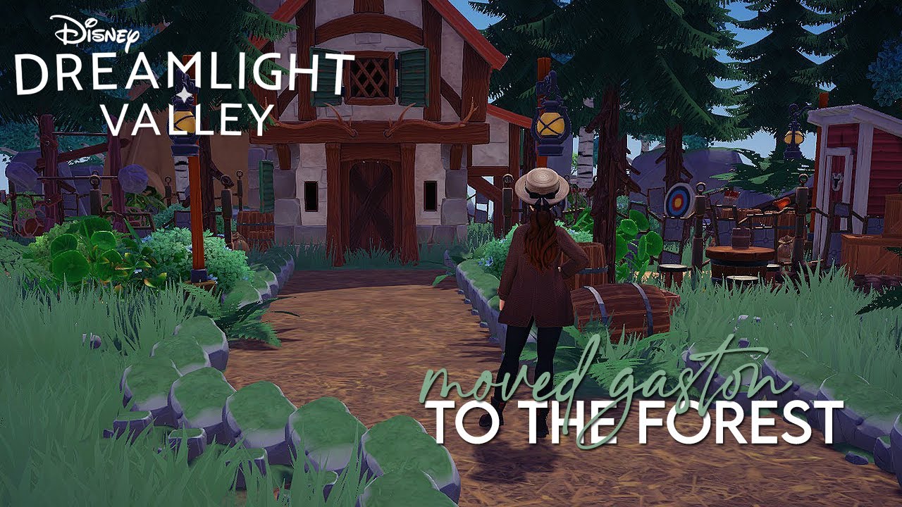 Disney Dreamlight Valley | MOVED GASTON TO THE FOREST OF VALOR | Speed Build