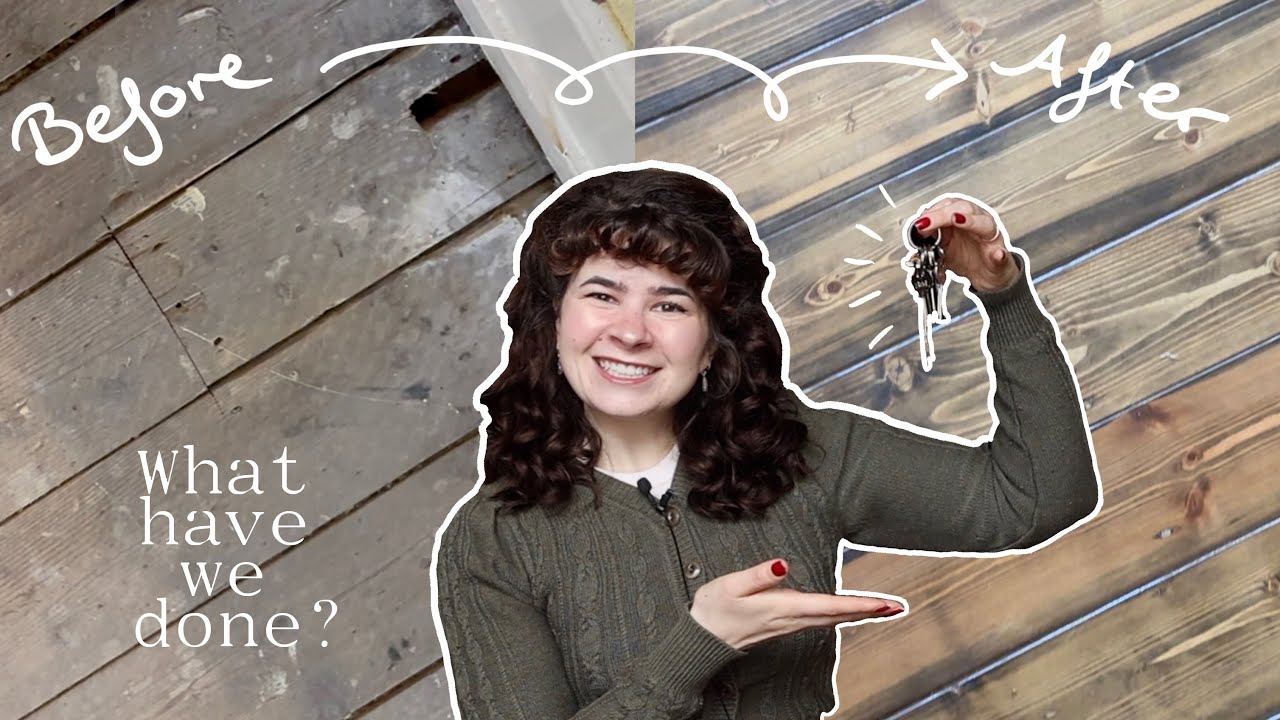 We've restored the Victorian floorboards in our Scottish tenement flat! 🔨 | Renovation Vlog