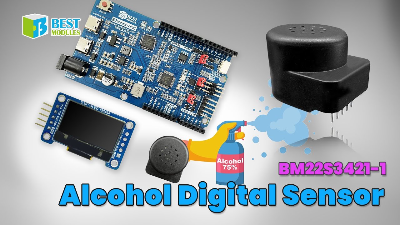 [Sensor Modules | Security] Alcohol Digital Sensor BM22S3421-1 #AlcoholSensor #SensorModules #Module